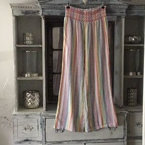 Rocks & Indigo Beach Lounge Wear Pants SZ M EUC